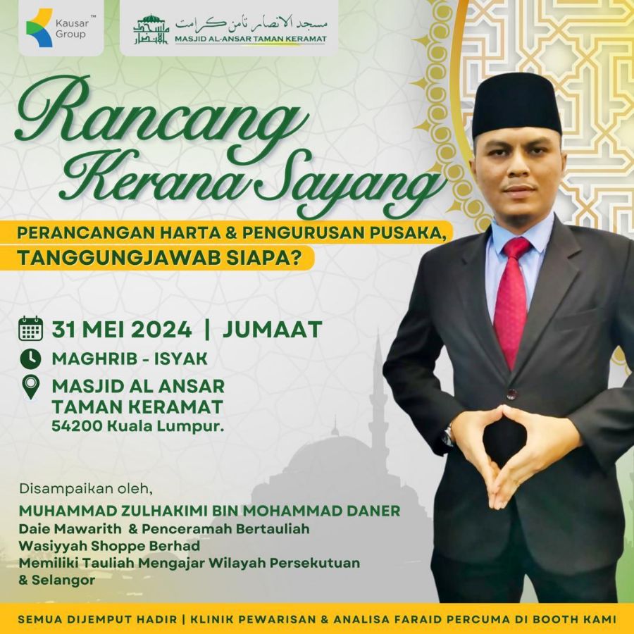 Taklimat Rancang Kerana Sayang Masjid Al-Ansar Taman Keramat-11